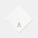 Search for initial napkins Modern