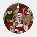 Search for monkey christmas tree decorations red