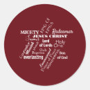 Search for jesus name stickers Typography