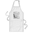 Search for pencil drawing aprons Dog