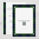 Search for plaid wedding invitations Scottish tartan