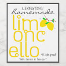 Search for limoncello wine labels Homemade