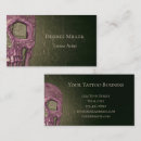 Search for face business cards Pink