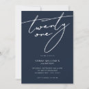 Search for black and blue invitations Minimalist