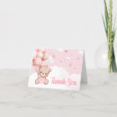 Search for teddy bear thank you cards Girl
