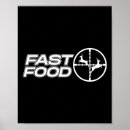 Search for funny fast food posters Black and white