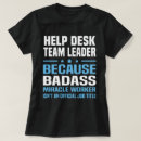 Search for team leader tshirts Job