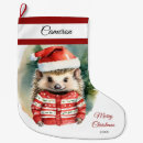 Search for hedgehog christmas stockings Xmas