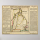 Search for territorial maps posters Michigan