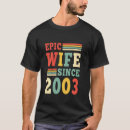 Search for 19th wedding anniversary tshirts 2003