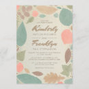 Search for gold leaves wedding invitations Vintage