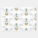 Search for rocket wrapping paper Boys birthday party