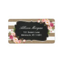 Search for burlap wedding return address labels Chic