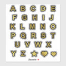 Search for capital letter a stickers Golden