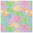Search for tropical fish fabric Ocean