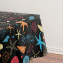 Search for seashell tablecloths Seahorse