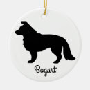 Search for dog silhouette christmas tree decorations Lover