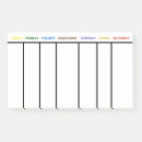 Search for days of the week post it notes Weekly