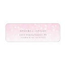 Search for light pink return address labels White