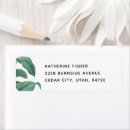 Search for tropical leaves return address labels Summer