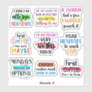 Search for funny monday stickers Sarcastic