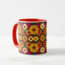 Search for bright pattern mugs Flowers