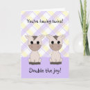 Search for twin baby cards Animals