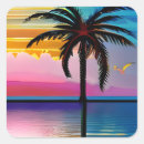 Search for palm tree silhouette stickers Tropical