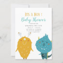 Search for little monster baby shower invitations Cute