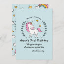 Search for unicorn thank you invitations For kids
