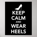 Search for black and white shoe posters Heels