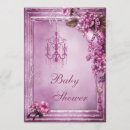 Search for chandelier baby shower invitations For her