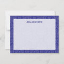 Search for damask pattern note cards Purple