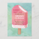 Search for ice lolly invitations Watercolor