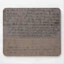 Search for correspondence mouse mats Handwriting