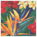 Search for tropical bird fabric Bird of paradise