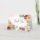 Search for burgundy thank you cards Fall