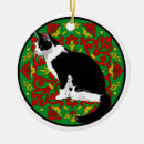 Search for tuxedo cat christmas tree decorations Animals