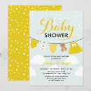 Search for yellow baby girl shower invitations It's a girl