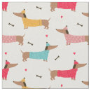 Search for christmas dog fabric Dachshund