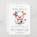 Search for happy cows invitations Watercolor