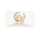 Search for cute owl return address labels Forest