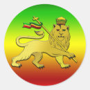 Search for rasta flag stickers Lion