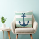 Search for navy blue and green cushions Nautical