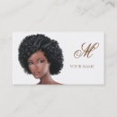 Search for african beauty salon business cards Afro