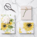 Search for sunflower birthday wrapping paper Yellow