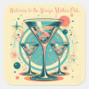 Search for 50s retro stickers Martini