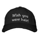 Search for bald embroidered hats Humour
