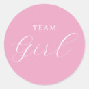 Search for gender reveal team stickers Pink
