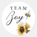 Search for gender reveal stickers Sunflower